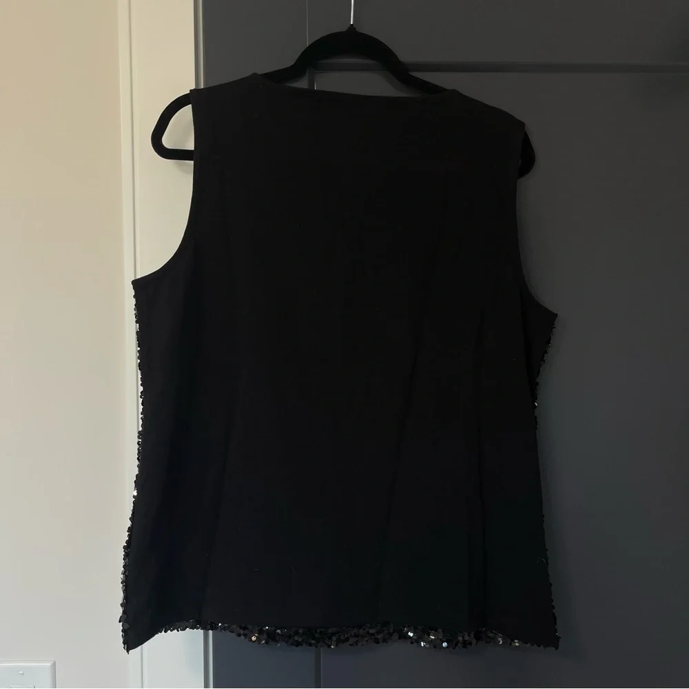 Talbots Sequin Shell Top - Picture 5 of 6